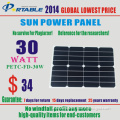 30watt Sunpower Solar Panel Module for Solar System (PETC-SE30H)